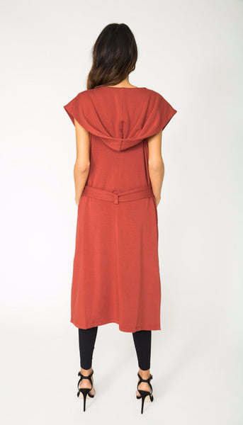 BRICK ESTELLE LONG PLUSH VEST