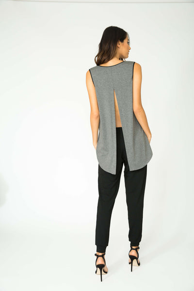 SLATE JEN OPEN-BACK TANK