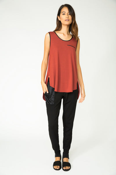 BRICK JEN OPEN-BACK TANK