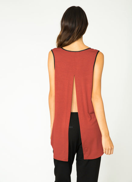 BRICK JEN OPEN-BACK TANK