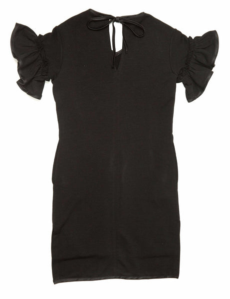 AUDREY RUFFLE SLEEVE DRESS