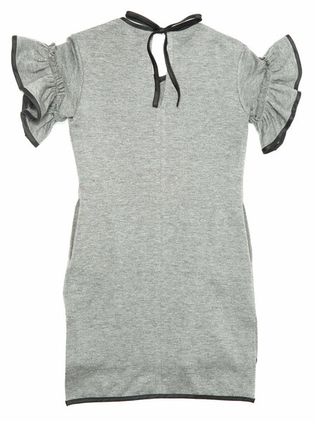 AUDREY RUFFLE SLEEVE DRESS